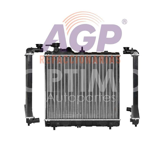 RADIADOR AGUA S/AIRE STD 380*370*22MM T/MECANICO CHRYSLER / DODGE ATOS 1.0L 2000-2004