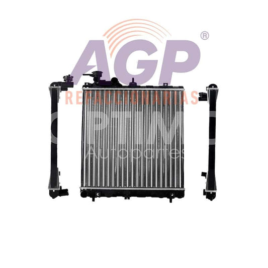 RADIADOR AGUA S/AIRE STD 400*430*22MM T/MECANICO CHRYSLER / DODGE ATOS 1.1L 2005-2012