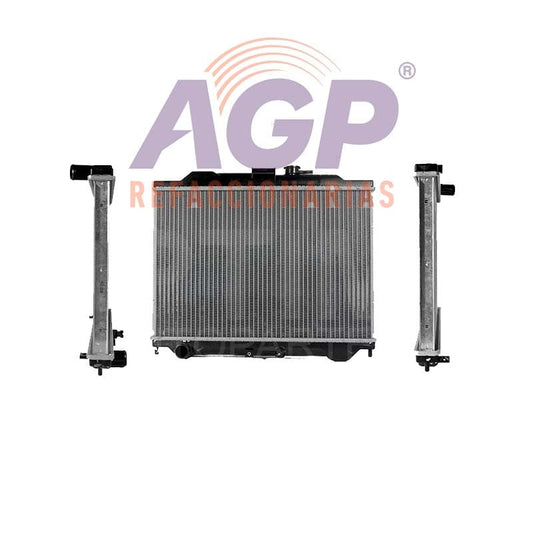RADIADOR AGUA C/S AIRE STD 550*380*32MM KA24DE T/SOLDADO URVAN 2.4L GAS 2002-2006