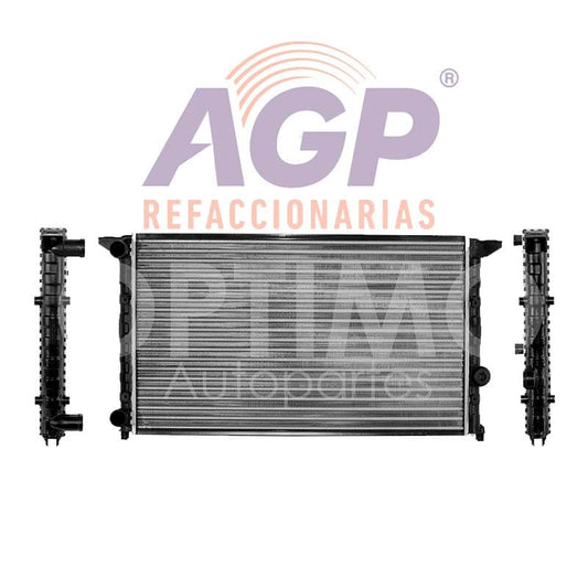 RADIADOR AGUA C/AIRE STD 640*380*32MM (DERBY 1.8L 95-00) T/MECANICO JETTA/GOLF A3 2.0L 1993-1998