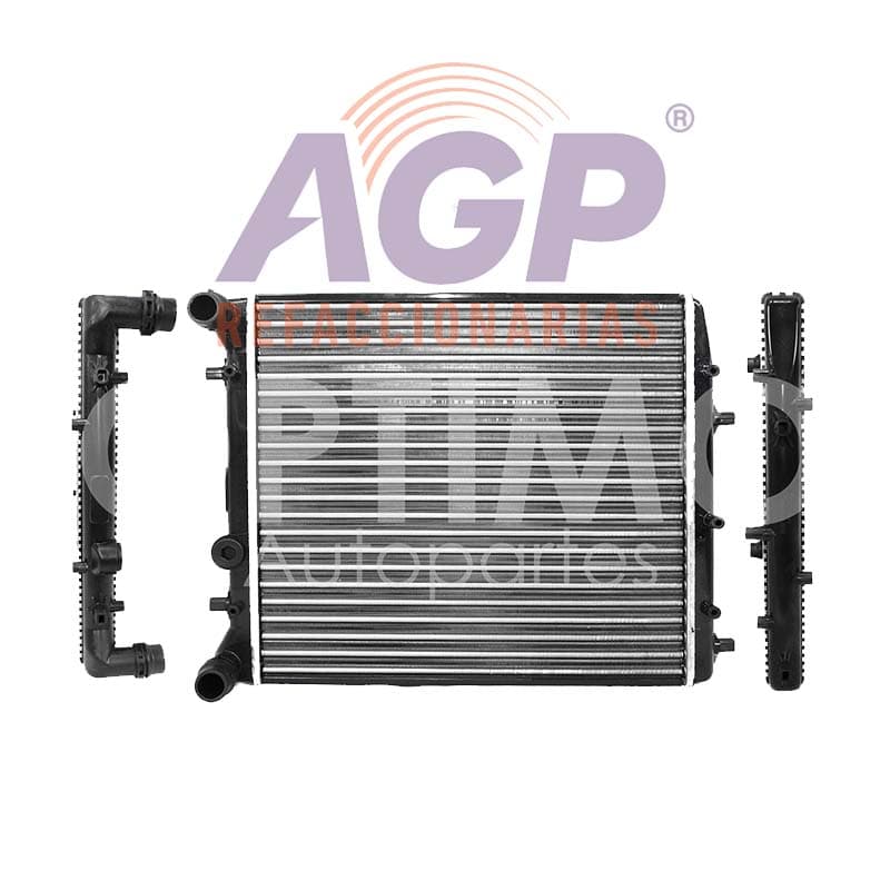 RADIADOR AGUA S/AIRE STD 450*420*26MM (CROSSFOX 07-15/SPORT VAN 07-09/IBIZA-CORDOBA 03-09)T/MECANICO VOLKSWAGEN LUPO/POLO 1.6L 2003-2009
