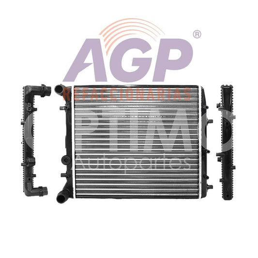 RADIADOR AGUA S/AIRE STD 450*420*26MM (CROSSFOX 07-15/SPORT VAN 07-09/IBIZA-CORDOBA 03-09)T/MECANICO VOLKSWAGEN LUPO/POLO 1.6L 2003-2009