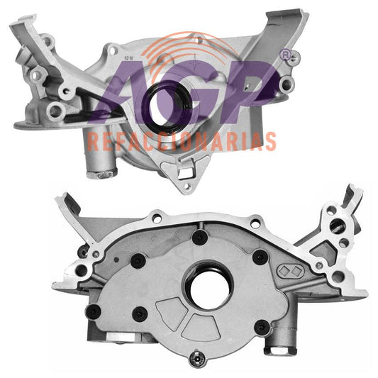 BOMBA ACEITE NISSAN TRUCK D21 PICK UP V6 3.0 LTS 1986-1995 200SX V6 3.0 LTS 1986-1995 2960CC SOHC 12 VALVULAS VG30E VG30I