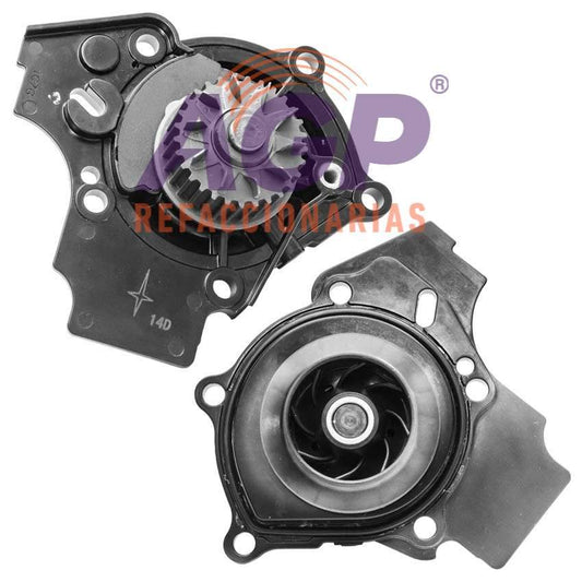 BOMBA AGUA VOLKSWAGEN JETTA A4 4L 1.8 LTS 2009-2013 BEETLE 4L 1.8 LTS 2009-2013 PASSAT 4L 1.8 LTS 2009-2013 (1781CC) TURBO (1984CC) 16 VALVULAS DOHC