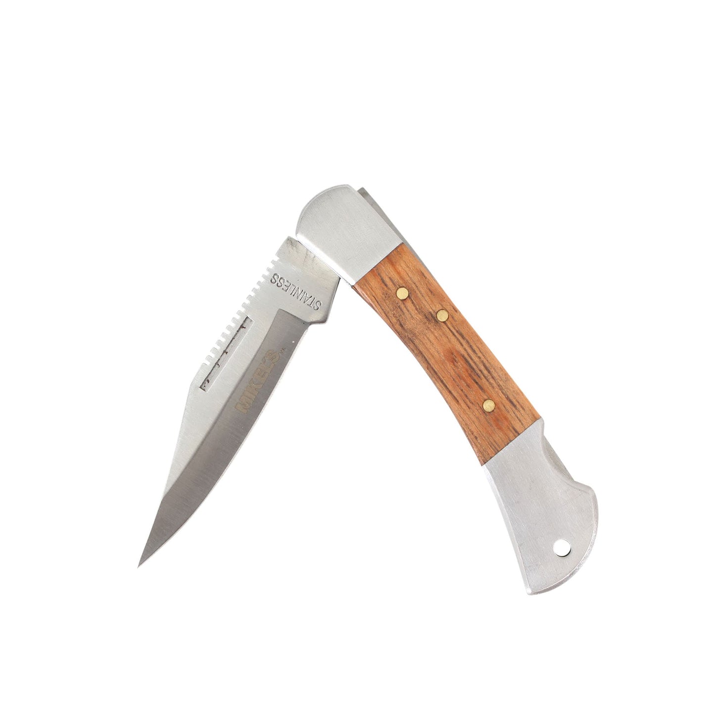NAVAJA CON MANGO DE MADERA