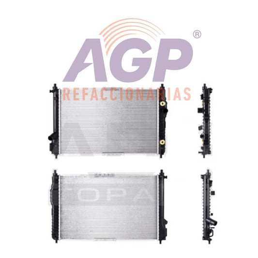 RADIADOR CV AVEO/PT G3 10-18 L4 1.6 LTS C/S AA AUT 23 5/8X16 1/2X16MM ALUM SOLD POLAR