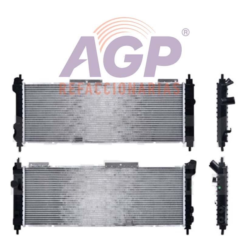 RADIADOR CV CHEVY 94-12 L4 1.4/1.6 LTS LARGO C/AA STD 26 7/9X10 1/2X26MM ALUM SOLD POLAR