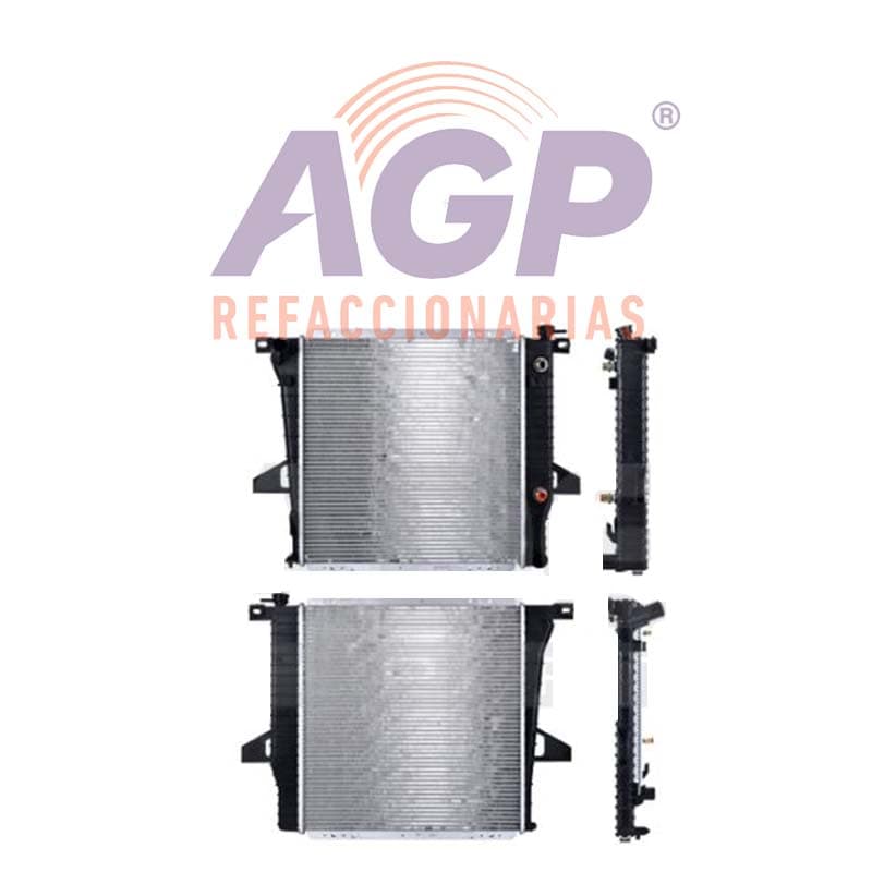 RADIADOR FD RANGER/F-100/B2500 98-01 L4 2.5 LTS AUT C/S AA 20X21 1/16X26MM ALUM SOLD POLAR