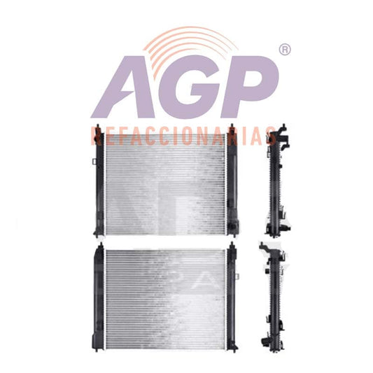 RADIADOR NS VERSA 12-19/V-DRIVE 20-24 L4 1.6 LTS STD C/S AA 20X16 6/7X26MM ALUM SOLD POLAR