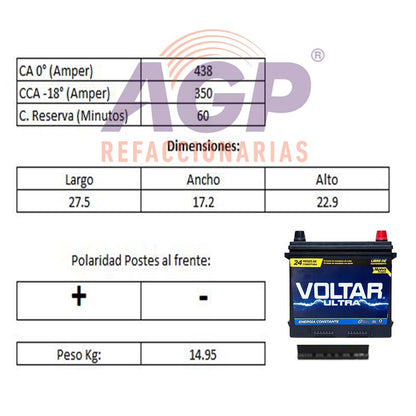 ACUMULADOR VOLTAR V-24