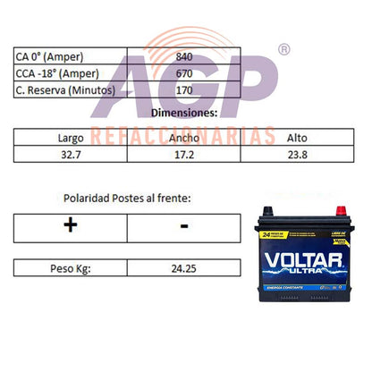 ACUMULADOR VOLTAR V-31P