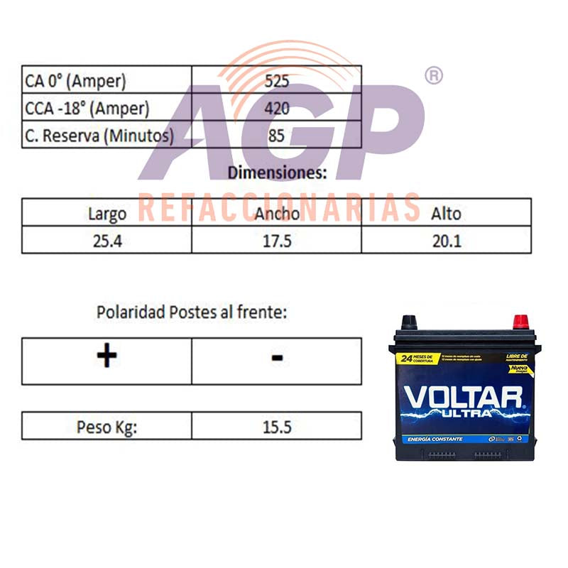 ACUMULADOR VOLTAR V-34