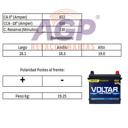 ACUMULADOR VOLTAR V-65