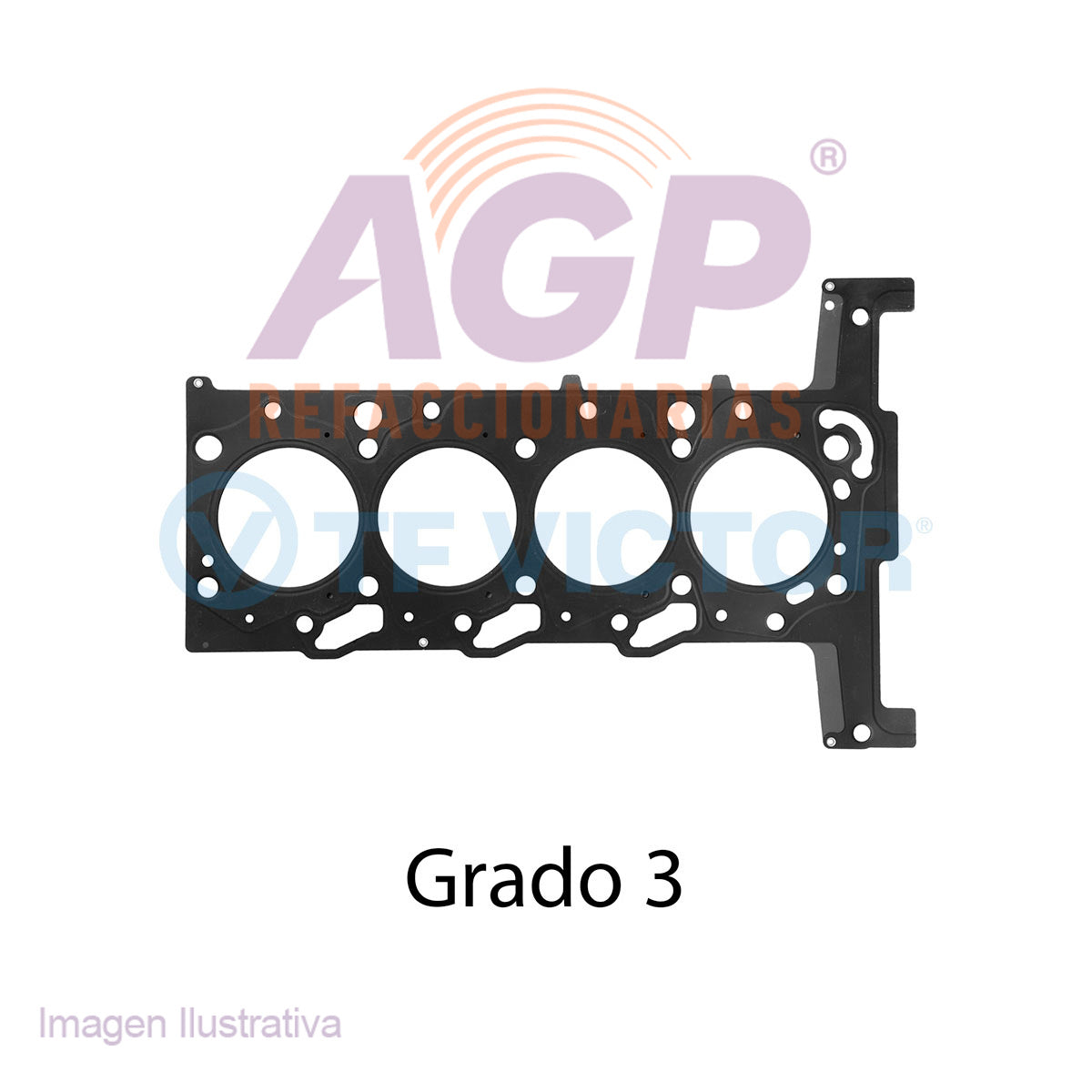 EMPAQUE DE CABEZA FORD TRANSIT 4 CIL. TURBO DIESEL 2.2 (08-12) ( ESPESOR DE JUNTA 1.2 MM)