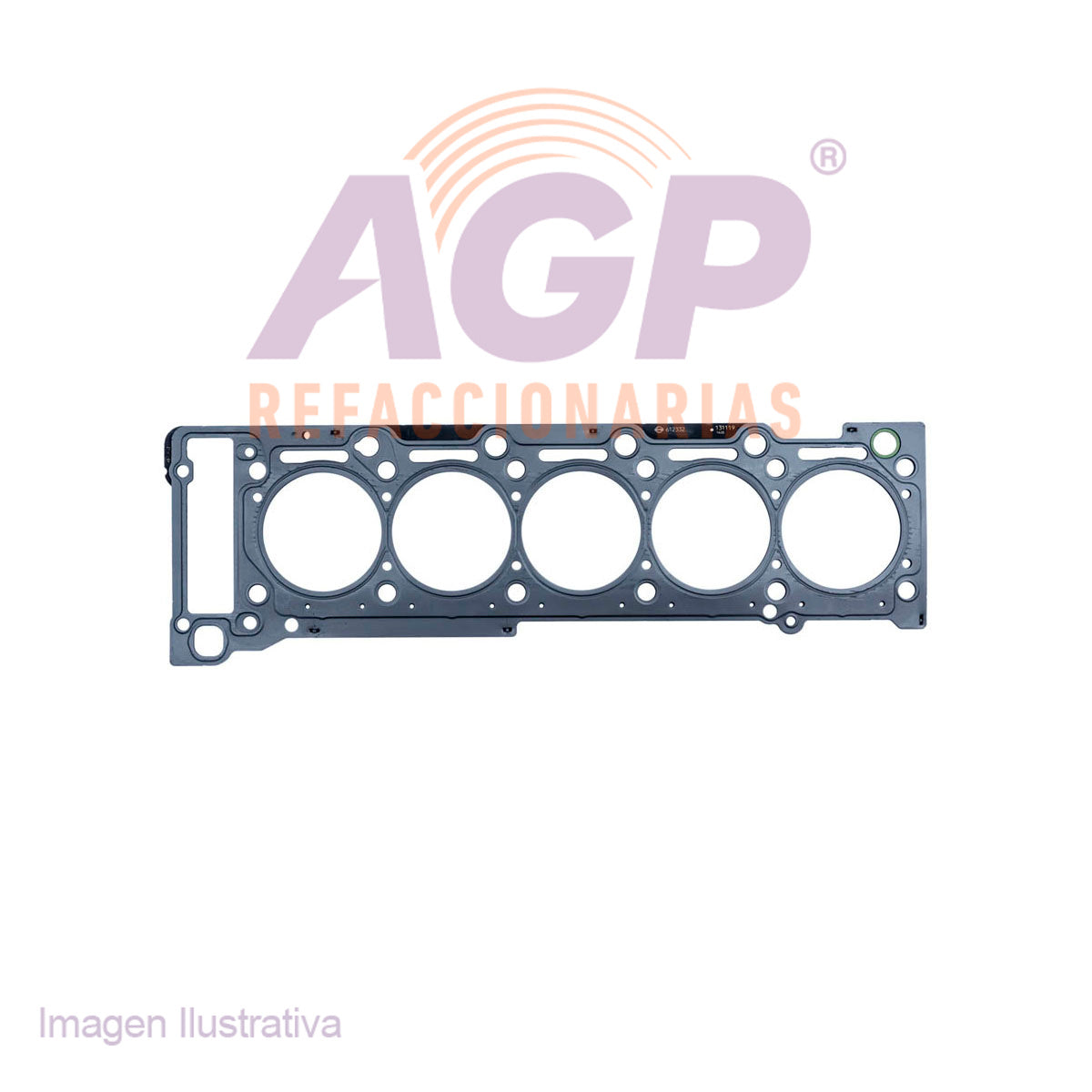 EMPAQUE  CABEZA MERCEDES BENZ L5, 2.7 DOHC 20V OM 647 (156 HP) TURBO DIESEL  (TFV-CA908GR2)