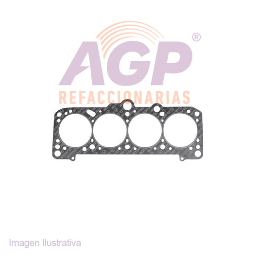 EMPAQUE DE CABEZA AUDI 4000S L4 1.8L 84-87 - VW. CABRIOLET L4 1.8L SOHC 8V 8592-93 - COMBI L4 1.8L 92-99 - CORRADO L4 1.8L 90-92 - DERBY L4 1.8L 95-09 - FOX L4 1.8L 87-93 - GOLF L4 1.8L 85-99 - JETTA