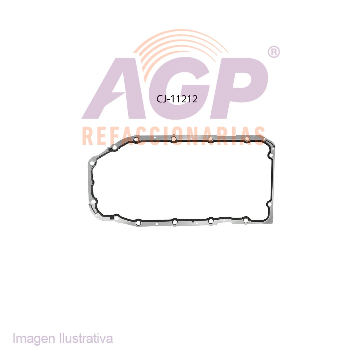 EMPAQUE DE CARTER BUICK SKYHAWK L4 2.0L 87-88 - OLDSM. FIRENZA L4 2.0L 87-88 - PONTIAC L4 2.0L GRAND AM 87-89 - LEMANS 89-90 - OPTIMA 88-90 - SUNBIRD 87-91.