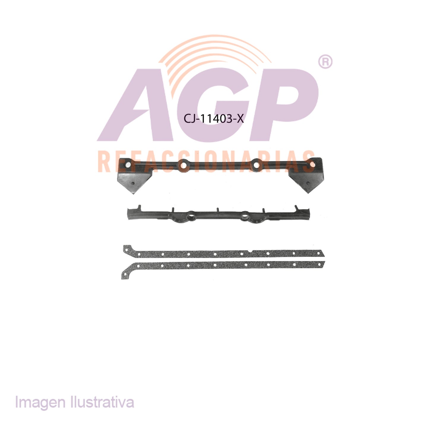 EMPAQUE DE CARTER CHRYS. ASPEN L6 3.7L 76-80 - CORDOBA L6 3.7L 80-83 - CHARGER L6 3.7L 68-74 - D-100 L6 3.7L 86-87 - D-150 L6 3.7L 77-87 - D-250 L6 3.7L 81-87