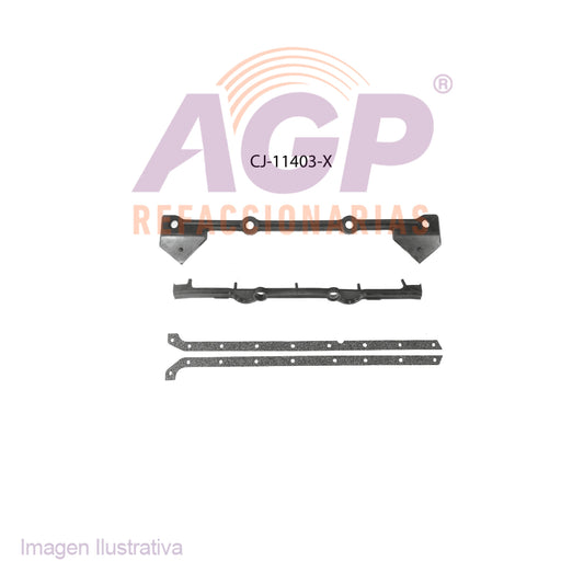 EMPAQUE DE CARTER CHRYS. ASPEN L6 3.7L 76-80 - CORDOBA L6 3.7L 80-83 - CHARGER L6 3.7L 68-74 - D-100 L6 3.7L 86-87 - D-150 L6 3.7L 77-87 - D-250 L6 3.7L 81-87