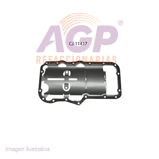 EMPAQUE DE CARTER CHRYS.   DODGE V6 3.7L DAKOTA 04-11 - DURANGO 04-09 - NITRO 07-11 - RAM 1500 PICKUP 02-12 - JEEP V6 3.7L COMMANDER 06-10 - GRAND CHEROKEE 05-10 - LIBERTY 02-12 - MITSUB. RAIDER V6 3