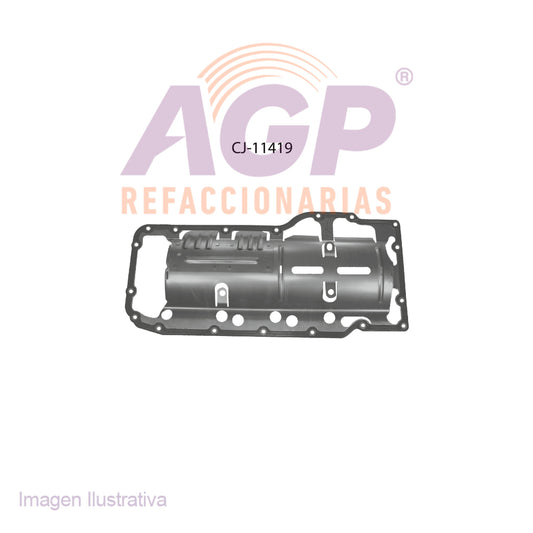 EMPAQUE DE CARTER CHRYS. ASPEN V8 4.7L 07-09 - DAKOTA V8 4.7L 00-11 - DURANGO V8 4.7L 00-09 - RAM 1500 V8 4.7L 02-13 - JEEP COMMANDER V8 4.7L 06-09 - GRAND CHEROKEE V8 4.7L 99-09 - MITSUB. RAIDER V8