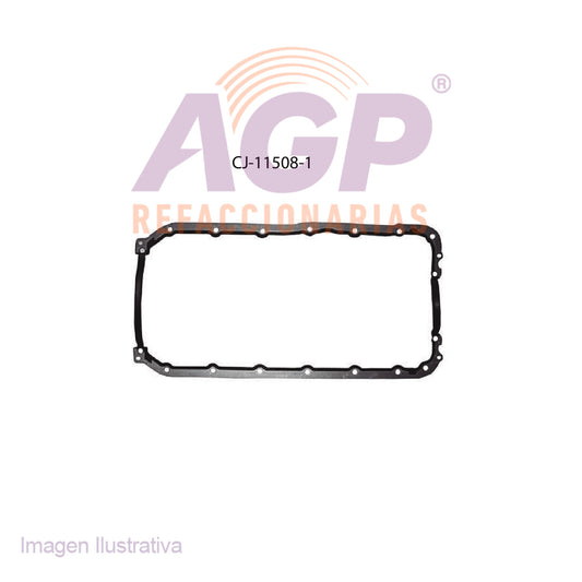 EMPAQUE DE CARTER FORD 1.3L 4 CIL. FIESTA 98-01 CARTER DE ALUMINIO.