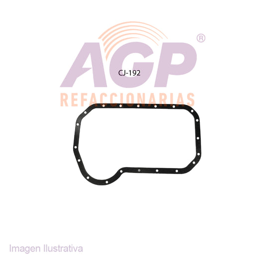 EMPAQUE DE CARTER VW L4 1.7  1.8   2.0 77-02 JETTA - GOLF - PASSAT A3 - POINTER SEDAN - WAGON - PICK-UP - CORSAR - CARIBE - ATLANTIC - COMBI - CABRIO - AUDI 80 L4 2.0L 88-90 - 90 L4 2.0L 1988 - 4000