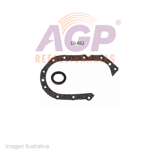 EMPAQUE TAPA  DISTR RENAULT R-5, R-8, R-10, R-12, TL, TS, ESTTAFFETA 1.3L (70-80 (TFV-DJ882)