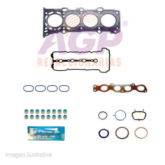 EMPAQUE JUEGO COMPLETO SUZUKI SX4 L4 2.0 DOHC 16V VVT 07-16.