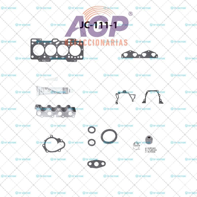 EMPAQUE JUEGO COMPLETO ATOS BY DODGE L4 1.1 12V G4HC 04-05.