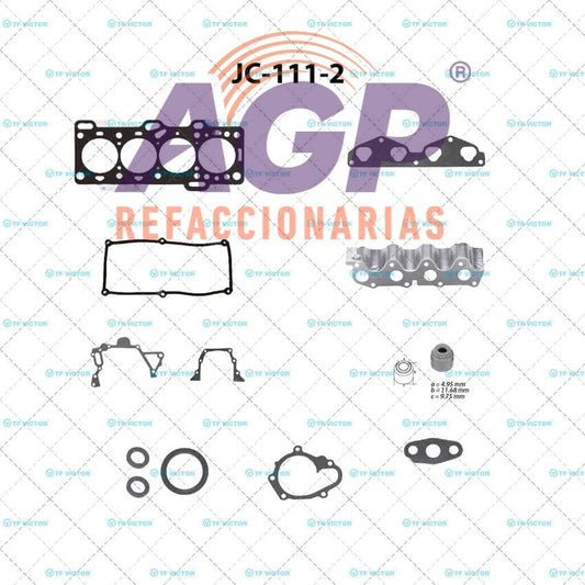 FULLSET ATOS BY DODGE L4 1.1 12V G4HC 06-10 (TFV-JC111-2)