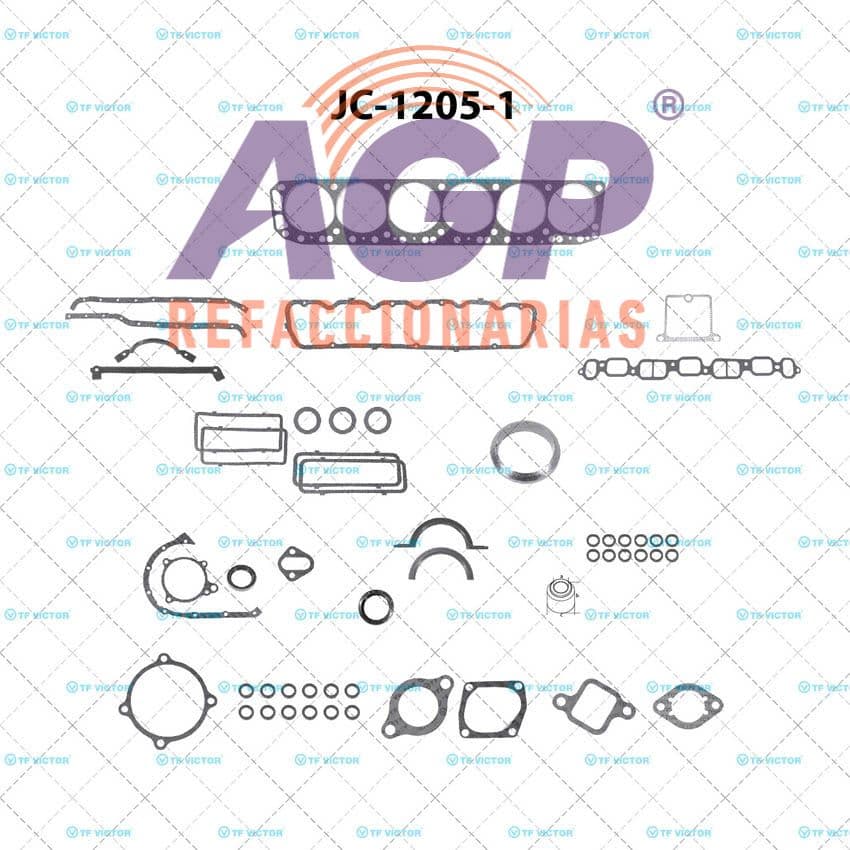 FULLSET CHEV PICK-UP L6 230,250,292 (67-85) (TFV-JC1205-1)