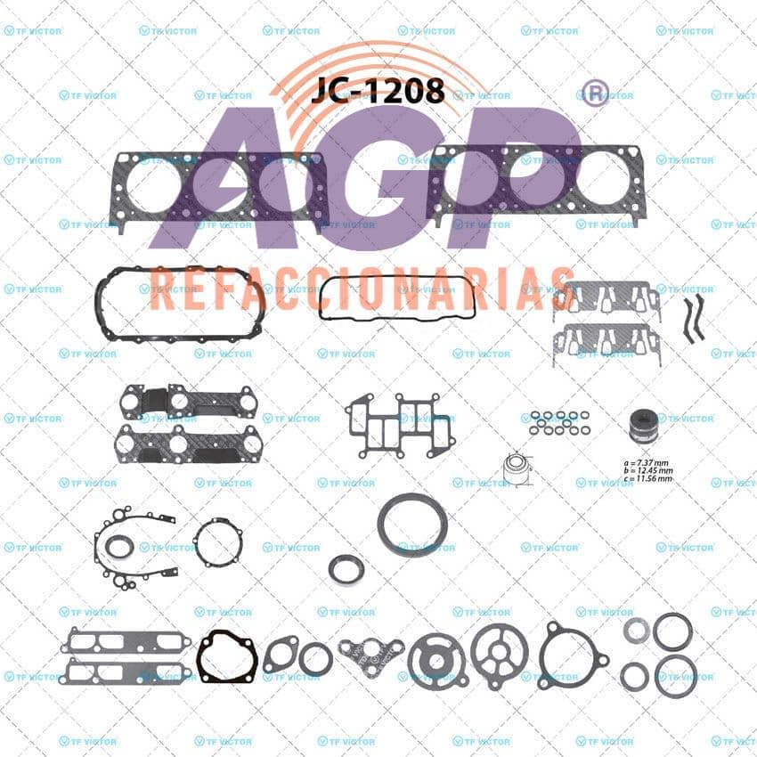 EMPAQUE JUEGO COMPLETO BUICK CENTURY V6 2.8 87-89   V6 3.1 87-89 - REGAL V6 3.1 89-93 - CHEV BERETTA V6 3.1 87-93 - CAVALIER V6 3.1 91-94 - CORSICA V6 3.1 91-93 - LUMINA V6 3.1 91-94 - OLDMOBILE SUPR