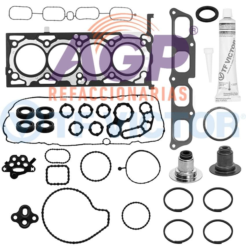 EMPAQUE JUEGO COMPLETO BUICK L4 2.0L DOHC 16V ENVISION 16-19 - REGAL 13-19 - VERANO 13-16 - CADILLAC L4 2.0L DOHC 16V ATS 13-19 - CT6 17-18 - CTS 14-19 - XT4 2019 - CHEV. 2.0L DOHC 16V CAMARO 16-19 -