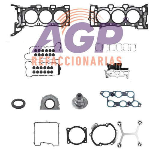 EMPAQUE JUEGO COMPLETO CHEV TRAVERSE V6 3.6 LLT 24V SDI. 09-12