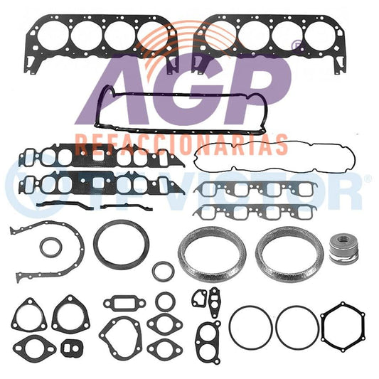 EMPAQUE JUEGO COMPLETO CHEV PICK-UP CAMION V8 454 7.4 91-95 KO