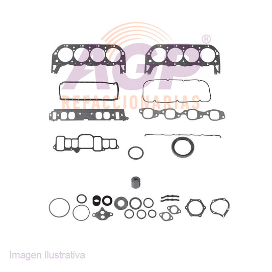EMPAQUE JUEGO COMPLETO CHEV CAMION 3500 KODIAK V8 454 7.4 96-01