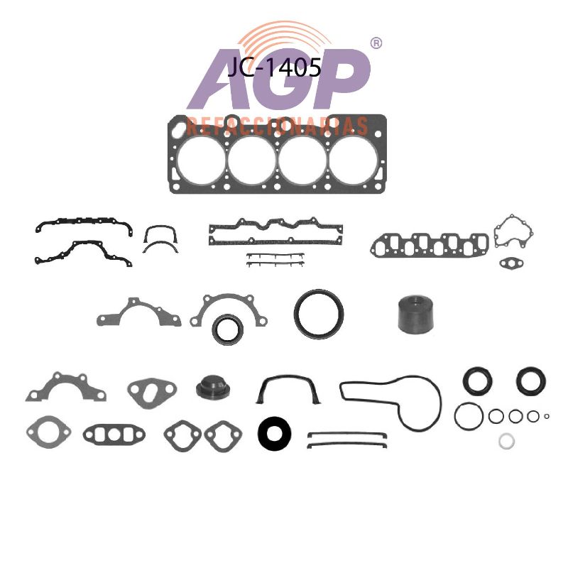 EMPAQUE JUEGO COMPLETO DODGE CARAVAN L4 2.2 84-90   L4 2.5 87-95 - DART K L4 2.2 82-89   L4 2.5 88-89 - LEBARON L4 2.2 82-95   L4 2.5 86-95 - NEW YORKER L4 2.2 83-89   L4 2.5 86-95 - SHADOW L4 2.2 87