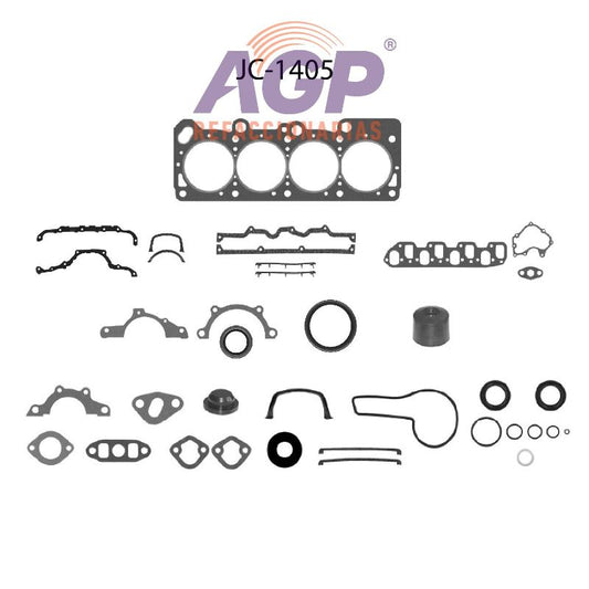 EMPAQUE JUEGO COMPLETO DODGE CARAVAN L4 2.2 84-90   L4 2.5 87-95 - DART K L4 2.2 82-89   L4 2.5 88-89 - LEBARON L4 2.2 82-95   L4 2.5 86-95 - NEW YORKER L4 2.2 83-89   L4 2.5 86-95 - SHADOW L4 2.2 87