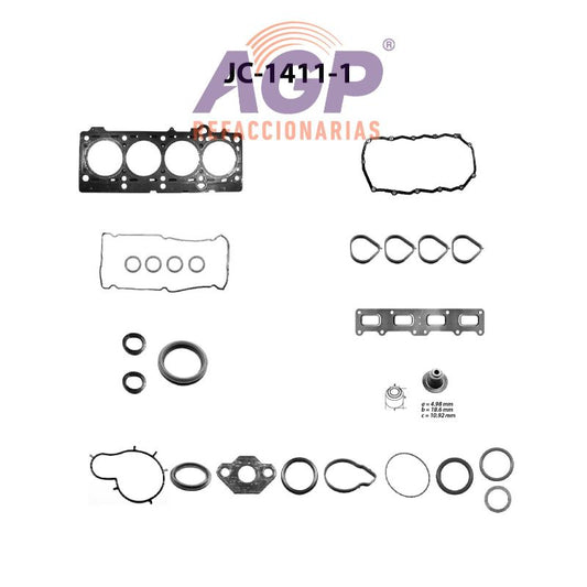 FULLSET DODGE STRATUS L4 2.4 16V 02-06 (TFV-JC1411-1)