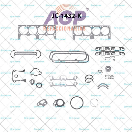 FULLSET DODGE V8 360 5.9 74-92COLILLAS PICK-UP