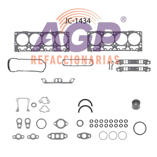 EMPAQUE JUEGO COMPLETO DODGE V8 5.9 360 92-03 MPFI DURANGO - RAM PICK-UP 2500 3500 4000 6500 - MICROBUS
