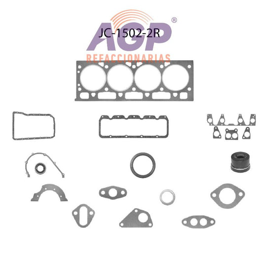FULLSET FORD TOPAZ L4 2.3 84-88 CARBURADO (TFV-JC1502-2R)
