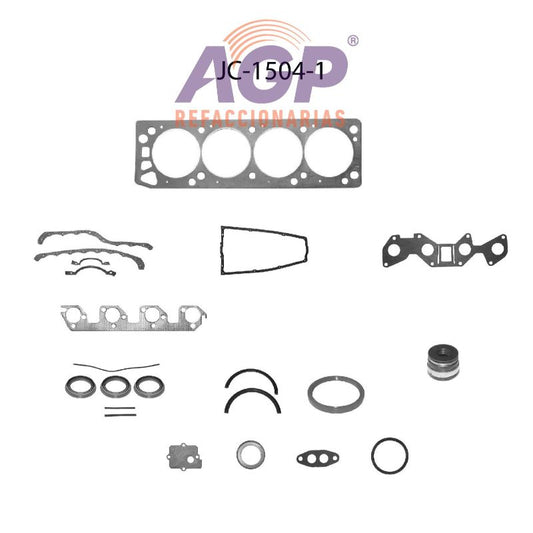 EMPAQUE JUEGO COMPLETO FORD RANGER PICK-UP L4 2.0 122 83-86