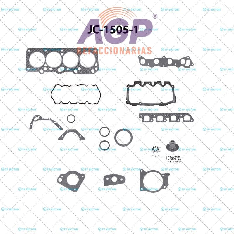 FULLSET FORD ESCORT L4 1.9 116 93-96 , TRACER 91-96 (TFV-JC1505-1)