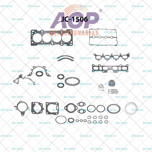 FULLSET FORD ESCORT L4 1.8 DOHC 91-96 (TFV-JC1506)