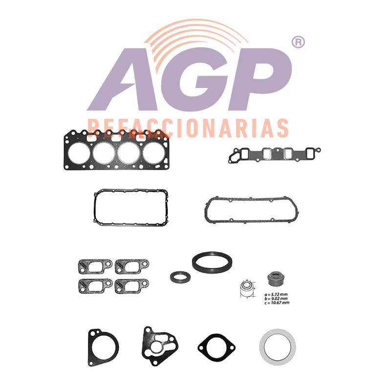 FULLSET FORD FIESTA - KA L4 1.3 8V 98-01 CARTER ALUMINIO (TFV-JC1508-1)