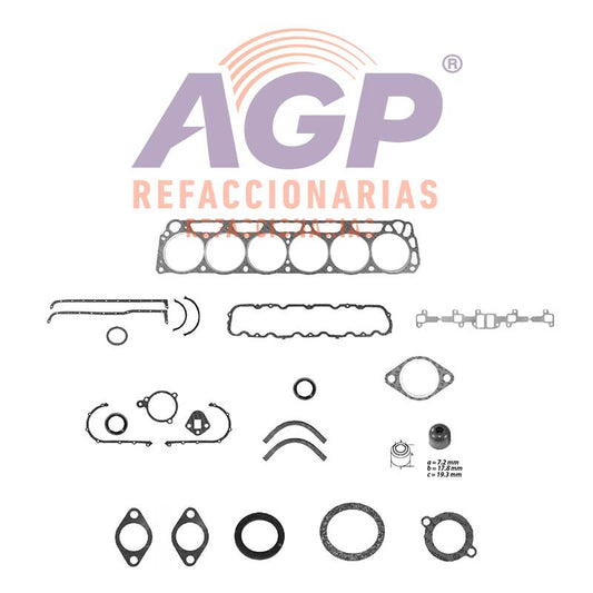 FULLSET FORD L6 3.3 200 (63-83) FAIRMON - GRANADA - COUGAR - THUNDER (TFV-JC1510)