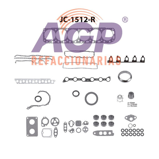 EMPAQUE JUEGO COMPLETO FORD PICK-UP F100  F150 6L 300 4.9 65-87