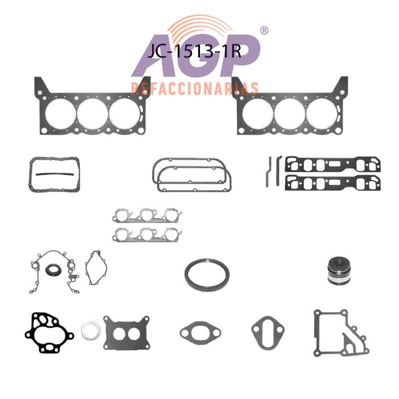 FULLSET FORD COUGAR - T-BIRD - PICK-UP F150 V6 3.8 12V 232 OHV 84-87 (TFV-JC1513-1R)